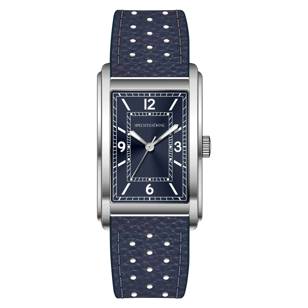 New Specht & Söhne Fashion Couple Watches VH31 Quartz Watches Casual Retro Clocks Sapphire Crystal Leather Strap Wristwatch