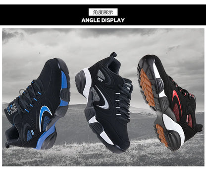 Botas de neve para homem, quentes para o inverno, casal, ténis casuais, moda, couro, desporto ao ar livre, corrida, ténis, homem, antiderrapantes, tamanho grande 48, ténis desportivos