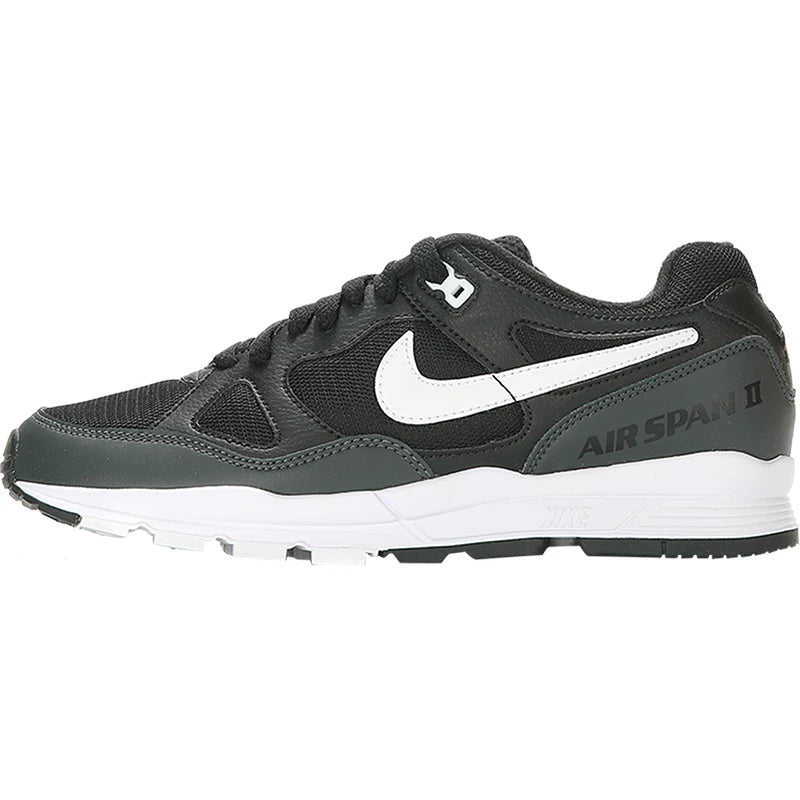 Nike Official Genuine Air Span II Men's Cushioned Wear-Resistant Low-Top Running Shoes AH8047-008