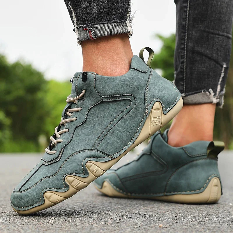 Herren-Freizeitschuhe, bequem, hochwertiges Leder, modisch, lässig, Slipper, Sportschuhe zum Wandern, Facon-Designerschuhe