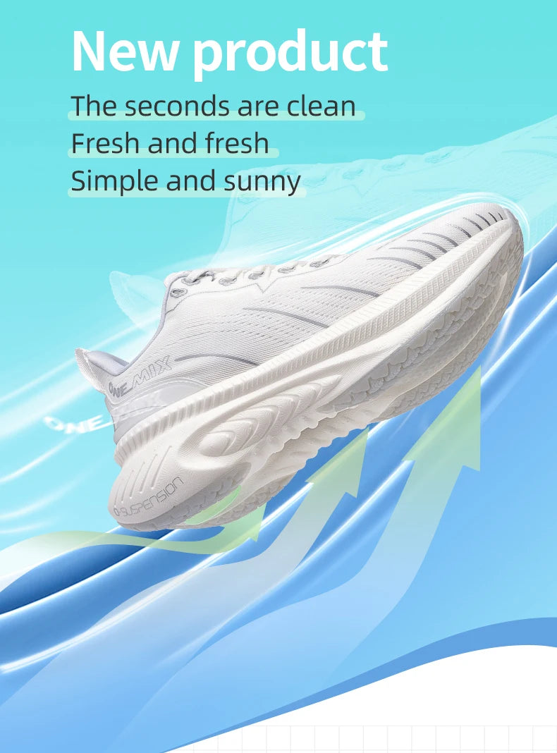ONEMIX Sneakers da donna, scarpe da corsa traspiranti nere per donna, di marca, spedizione gratuita, scarpe sportive rosa alla moda con ammortizzazione
