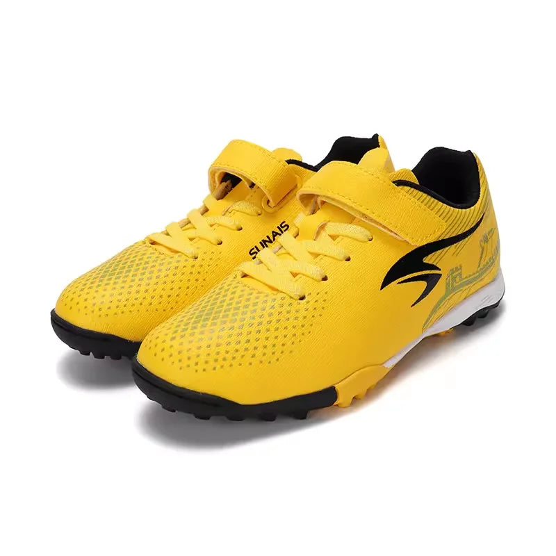 Chaussures de football SUNAIS légères pour terrain synthétique, coupe basse avec maintien de la cheville, spéciales pour terrains en plastique/aires de jeux scolaires