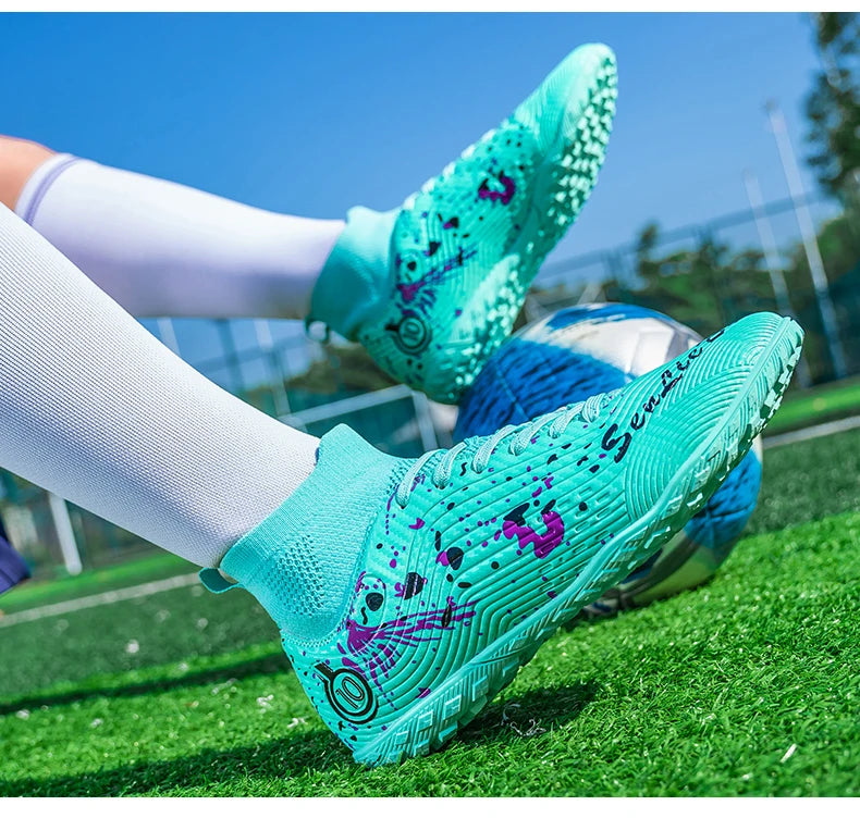 Men Professional Soccer Shoes Non-slip Football Boots Unisex Breathable Futsal Sports New Cleats Drop Shipping Ultralight