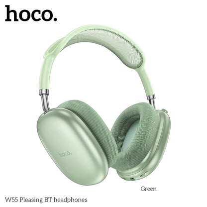 HOCO W55 sur l'oreille Bluetooth écouteur sans fil musique casque micro HiFi Audio casques stéréo son Sport écouteurs 40MM AUX TF