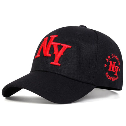 Unisex Letter Embroidery Baseball Caps Spring and Autumn Outdoor Adjustable Casual Hats Sunscreen Hat Sports Cap