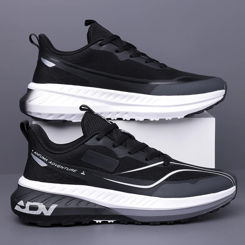 Sapatos de caminhada para homem, para atividades ao ar livre, antiderrapantes, de boa qualidade, modernos, rasos, resistentes ao desgaste, respiráveis, ténis casuais, desportivos, de corrida, para homem