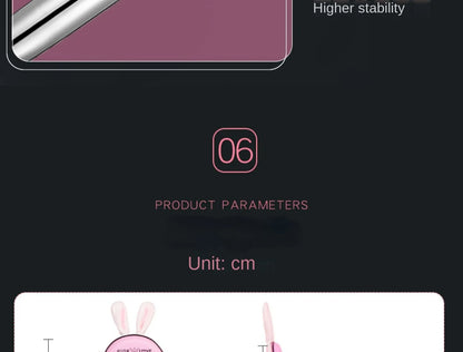 Pink Gaming Chair for Girls with Footrest, Ergonomic Swivel Gaming Chair, Adjustable Office Computer Chair, Cute Cartoon Gamer Chair