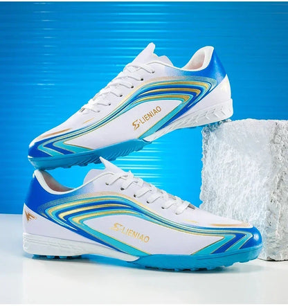 Nouvelles chaussures de football pour hommes, crampons de futsal, chaussures de soccer, chaussures de match, baskets d'intérieur de haute qualité, best-seller, antidérapantes, pour entraînement et extérieur