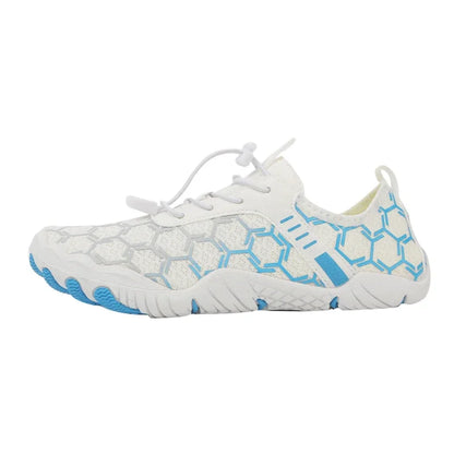 Damen Herren Aqua-Schuhe zum Waten im stromaufwärts fließenden Wasser Wassersneaker Schnelltrocknend Strand Barfuß Outdoor Waten im stromaufwärts fließenden Wasser Wassersport Schwimmschuhe