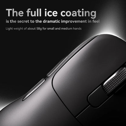 AJAZZ AJ179 APEX Gaming-Maus mit Dock mit Farbdisplay, magnetischem Laden, 8000Hz Hochfrequenz /, Tri-Mode (PAW3950), Rechtshänder