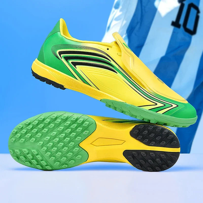 Nouvelles chaussures de football pour hommes, baskets de futsal, crampons antidérapants de haute qualité pour intérieur, chaussures de football à crampons très vendues, chaussures de match pour terrain gazon, chaussures