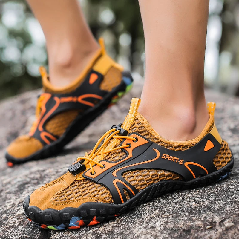Water Shoes For Men Trekking Hiking Shoes Drainage Beach Aqua Shoe Quick Dry Swim Barefoot Sandal Diving Fishing Surfing Sneaker