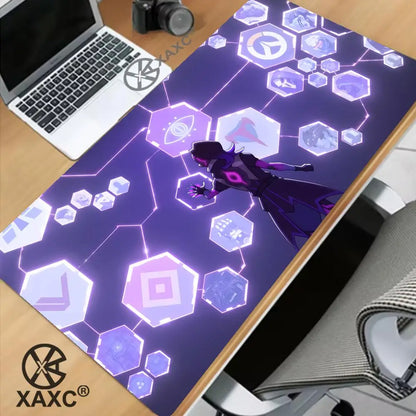 Mouse pad mare Overwatch Kawaii XXL pentru gaming, covoraș de birou PC, suport pentru tastatură, accesorii gamer, MousepadXAXC