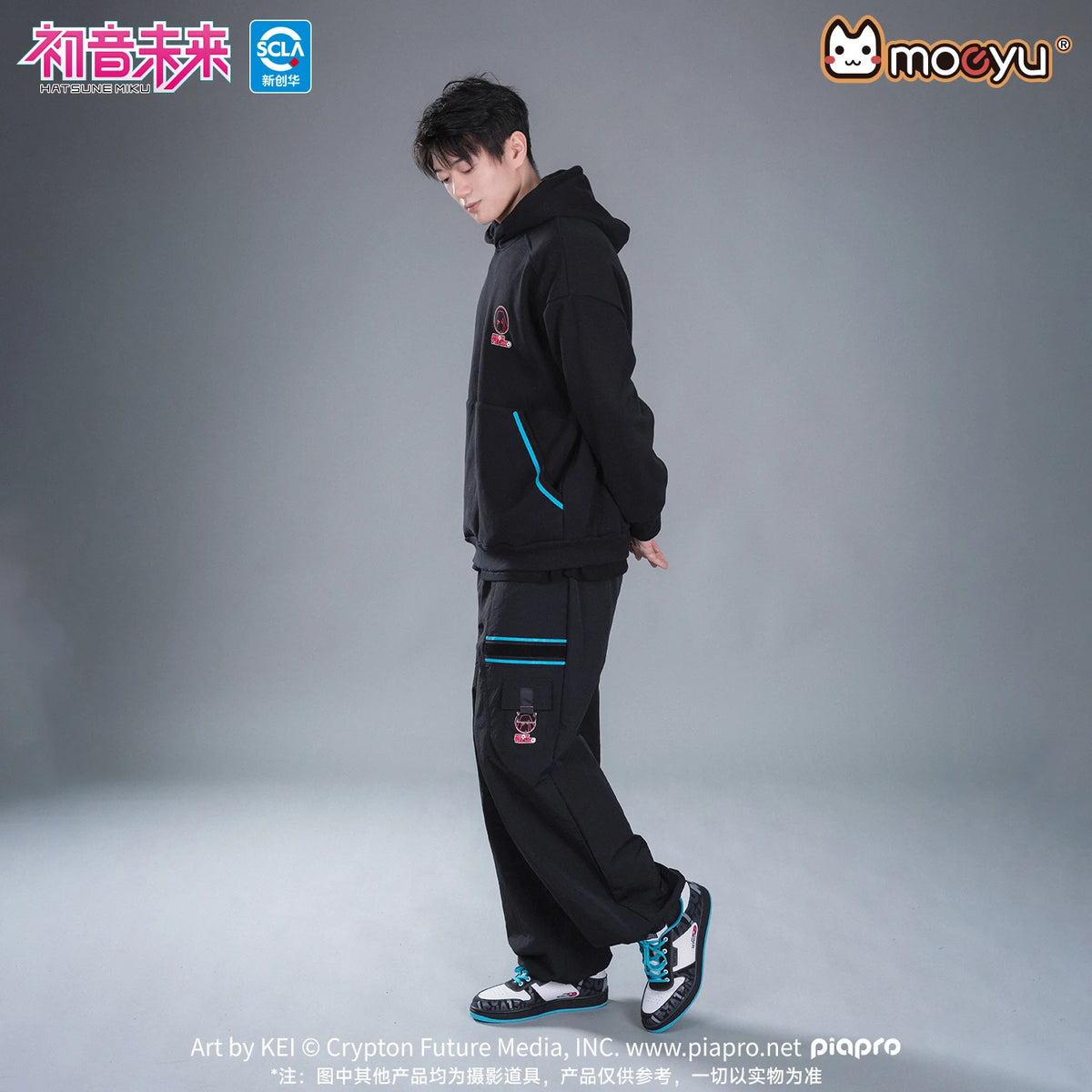 Moeyu Hatsune Miku topánky pre ženy a mužov, Vocaloid, cosplay, anime, pánske tenisky, športové, atletické, bežecké a voľnočasové topánky so šnurovaním