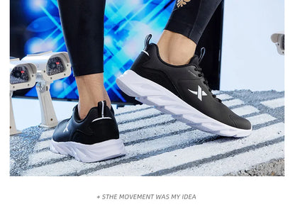 Buty do biegania Xtep dla mężczyzn – zimowe, uliczne, codzienne buty sportowe dla mężczyzn, odporne na zużycie, z amortyzacją i wsparciem, trampki 879419110080