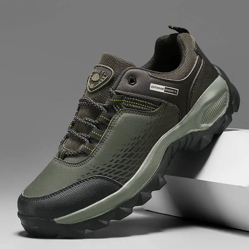 Zapatillas de senderismo para hombre, botas de montaña, zapatillas deportivas informales y de moda, zapatillas para viajar y acampar, zapatillas para caza, entrenamiento táctico y actividades al aire libre.