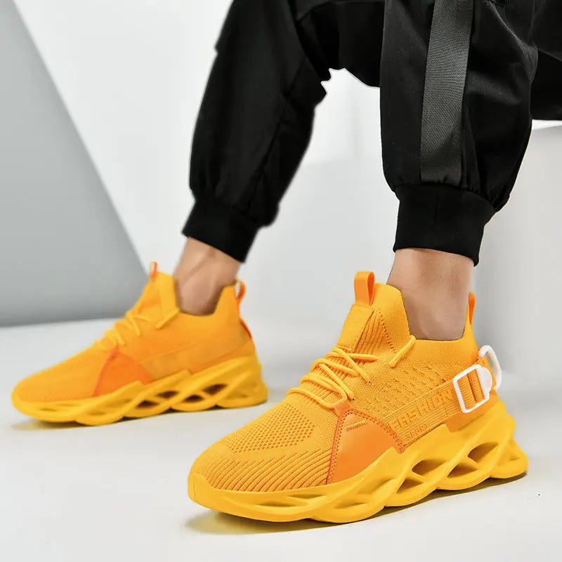 Moda Lila Casual Sneakers Dam Herr Blade Löparskor Storlek 48 Lätta Andningsbara Sportskor Herr Mesh-sneakers