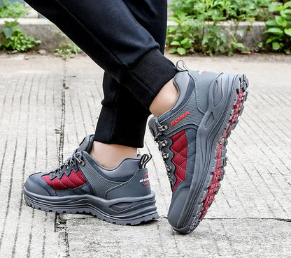 BONA 2023 New Designers Hiking Shoes Trekking Sneakers Men Shoes Man Trekking Walking Mansculino Fishing Camping Jogging Shoes