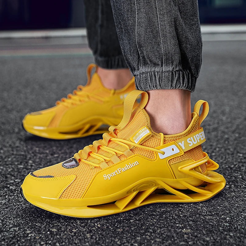 Mens Running Shoes New Mesh Breathe Sole Anti Slip Wear Resistant Daily Sports Trendy Fashion Casual Sneakers for Men