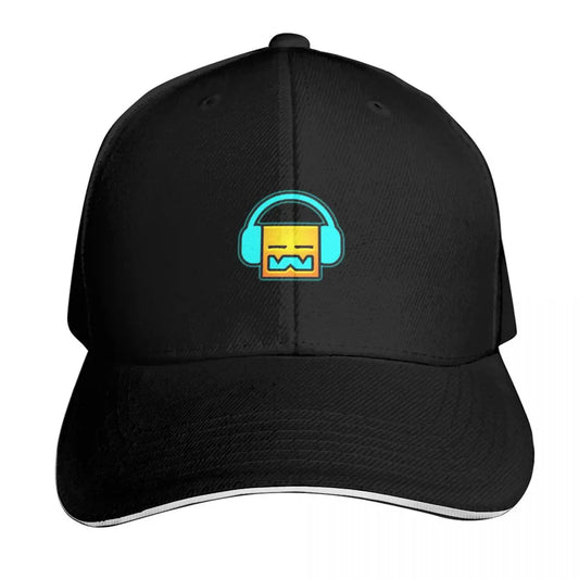 Geometry dash unblocked level Baseball Cap funny hat |-F-| Golf Hat Luxury man cap For Women Men's