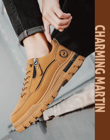 Chaussures de sport décontractées pour homme, pour la randonnée et les activités de plein air, tendance, mode urbaine, confortables, à semelle épaisse