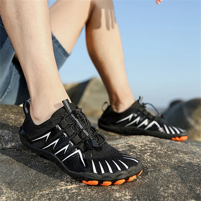 Unisex snabbtorkande vattenskor för män och kvinnor – färgglada strand-, sim-, surf- och havsskor – parskor – barfota- och Upstream-sneakers