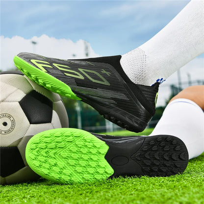 Férfi futballcipő, futsal, csúszásmentes, műfüves, kényelmes, ultrakönnyű, FG, fűre való, futballcipő, sport, beltéri, felnőtt, csúszásmentes