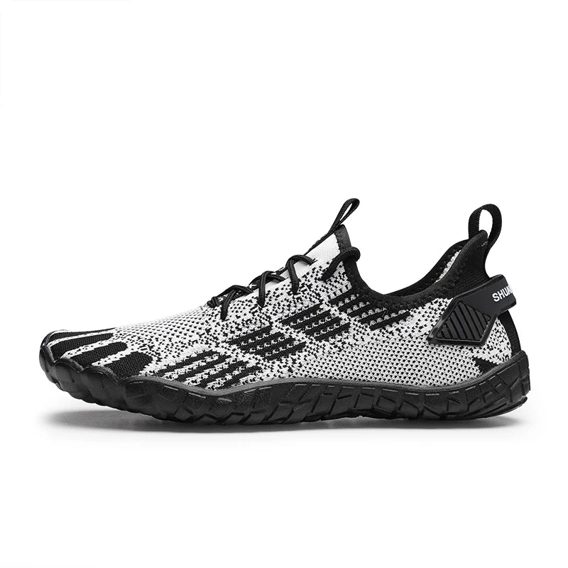 Water Shoes for Men Barefoot Beach Shoes Breathable Sport Shoes Quick Dry River Whtie Sea Aqua Sneakers Soft Beach Sneakers