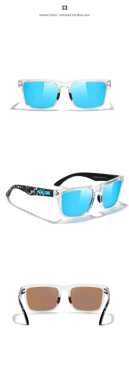 New Colors KDEAM-PLUS Large Size Square Unisex Sunglasses Polarized Photochromic Oversized Sun Glasses Fashion Anti Glare Mirror