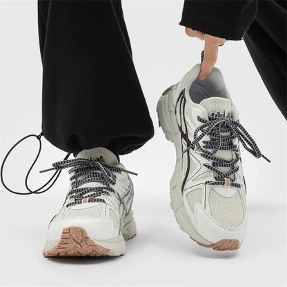 Men Casual Shoes Outdoor Breathable Running Fashion Walking Leisure Lace-up Jogging Loafers Brand Sneakers Blade Comfortable