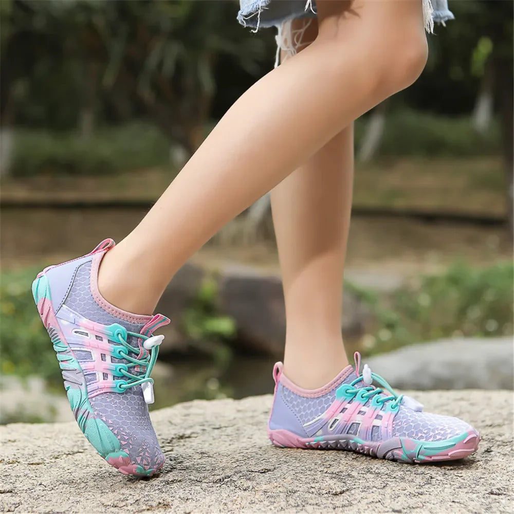 12 Farben Wasserschuhe für Kinder, Sommer, Strand, Five Fingers, Barfuß, Schwimmen, Aqua-Schuhe, schnell trocknend, Meer, Fluss, Kindersneaker