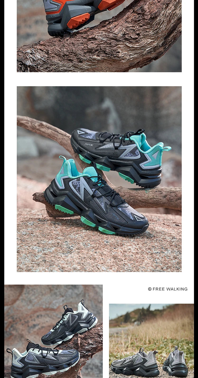 Rax Men – wodoodporne buty turystyczne, oddychające buty turystyczne, buty do trekkingu, sportowe trampki, buty taktyczne