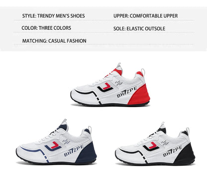 Brand protection 2026 new men's lightweight non-slip breathable wear-resistant running sports fashion versatile casual shoes
