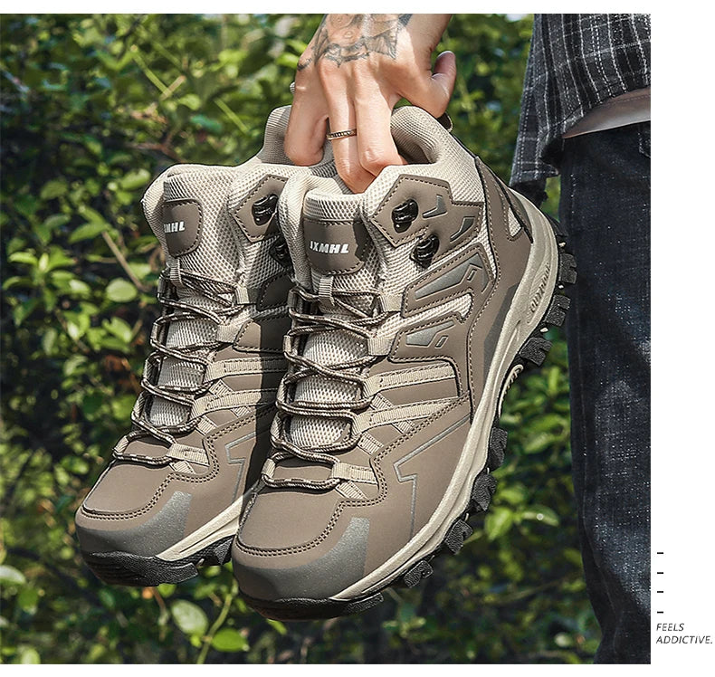 Zapatillas de senderismo unisex, zapatillas deportivas para actividades al aire libre, botas de acampada, zapatillas impermeables de mujer para caminar, zapatillas de senderismo antideslizantes