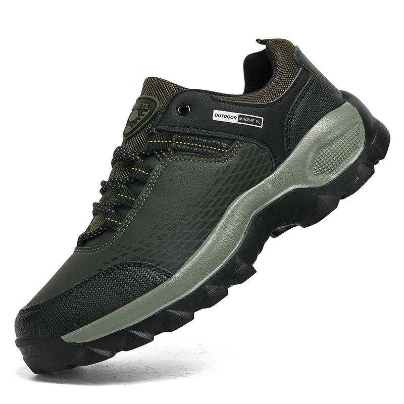 Zapatillas de senderismo para hombre, botas de montaña, zapatillas deportivas informales y de moda, zapatillas para viajar y acampar, zapatillas para caza, entrenamiento táctico y actividades al aire libre.