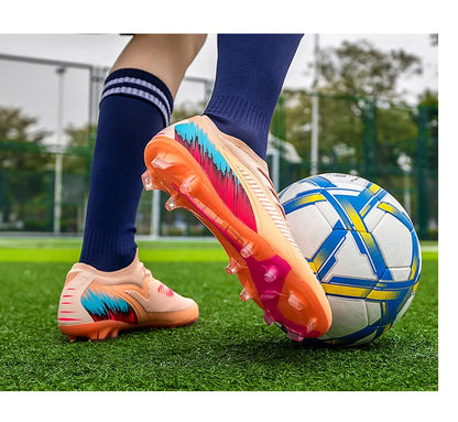 New Men Football Boots Training Ultralight Outdoor Drop Shipping Soccer Shoes Cleats Shoes Soccer Long Spikes FG Non-Slip