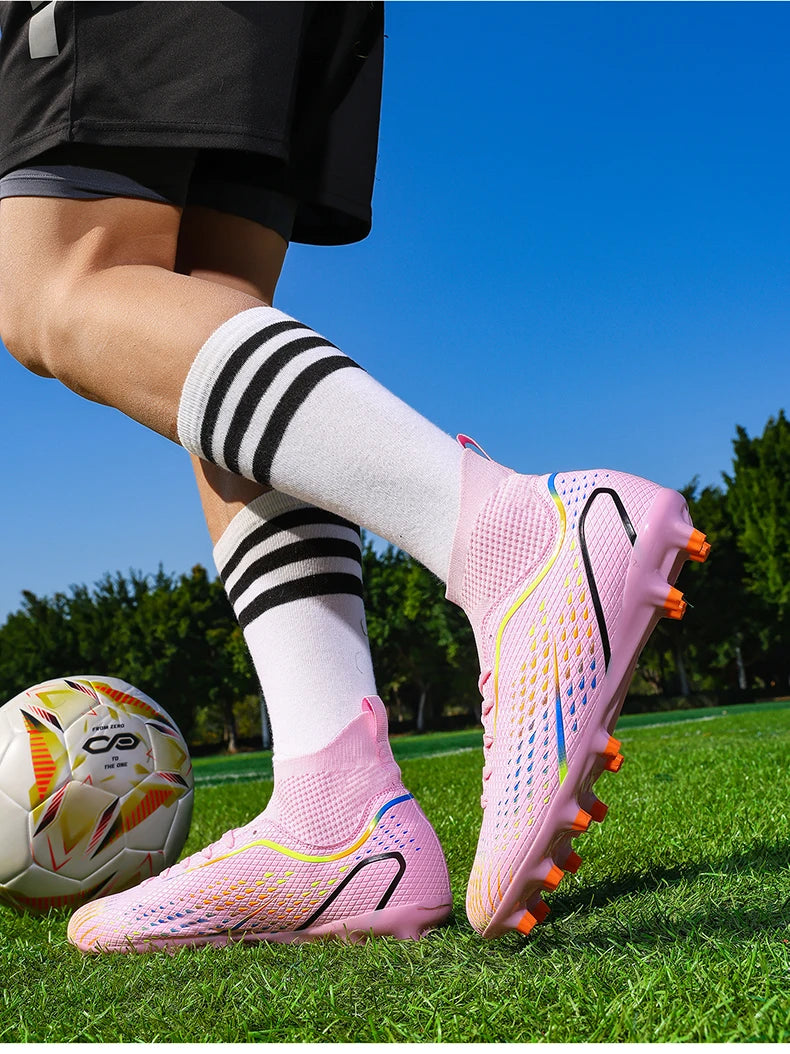 New Men's Soccer Shoes Hot Sale High-Quality Football Boots Women Unisex Futsal Cleats Ultralight Professional TF/FG Sneakers