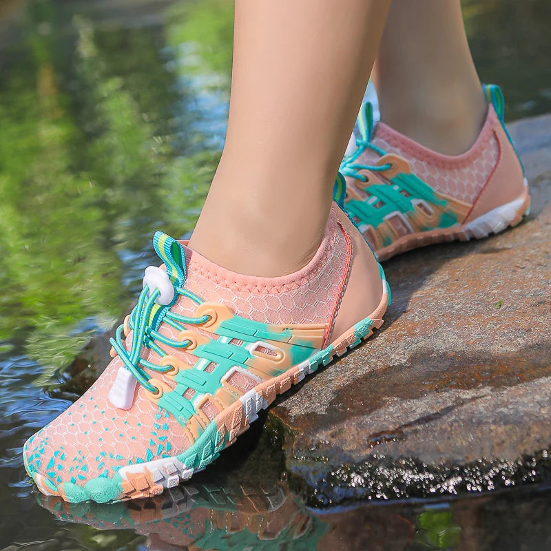 12 Farben Wasserschuhe für Kinder, Sommer, Strand, Five Fingers, Barfuß, Schwimmen, Aqua-Schuhe, schnell trocknend, Meer, Fluss, Kindersneaker