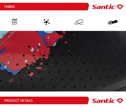 Santic herre-cykelsko med ny glasfiber-nylon-sål – Outdoor Pro landevejs-racersko med autolås til landevejscykling