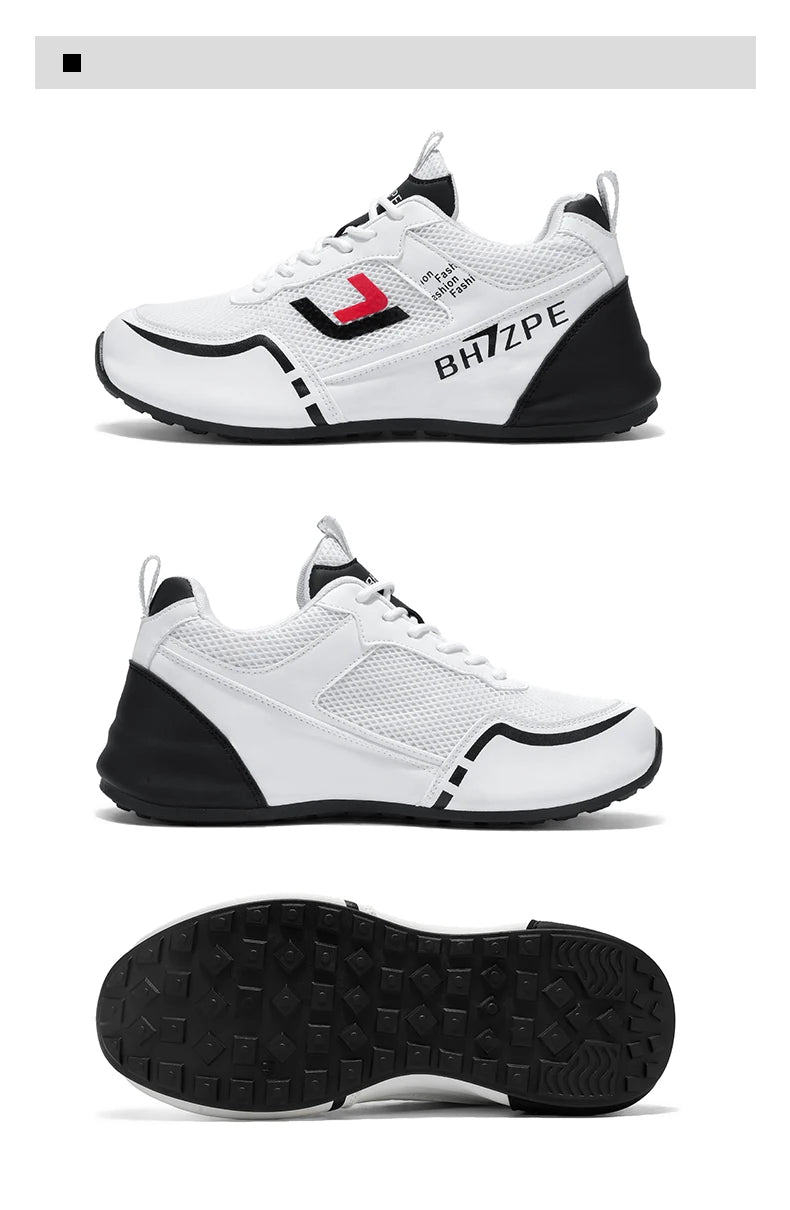 Brand protection 2026 new men's lightweight non-slip breathable wear-resistant running sports fashion versatile casual shoes