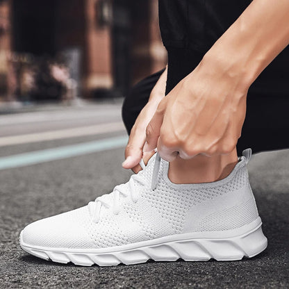 Herenhardloopschoenen met zachte zolen, slijtvaste, ademende sportschoenen van mesh, outdoor-mode, tennis schoenen in grote maten voor heren