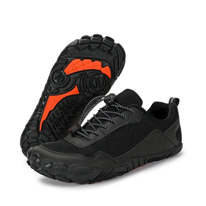 Męskie buty turystyczne typu „barefoot” – oddychające buty sportowe do aktywności na świeżym powietrzu, buty wspinaczkowe, buty trekkingowe, antypoślizgowe, wygodne, męskie buty codzienne do biegania