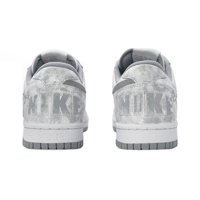 Custom Sneakers Nike Big Cold Fog Rose Retro High Street & Chinese Ink Wash Non-Slip Low-Top Skate Shoes for Men