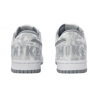 Custom Sneakers Nike Big Cold Fog Rose Retro High Street & Chinese Ink Wash Non-Slip Low-Top Skate Shoes for Men