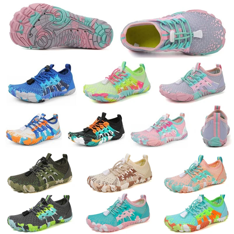 12 Farben Wasserschuhe für Kinder, Sommer, Strand, Five Fingers, Barfuß, Schwimmen, Aqua-Schuhe, schnell trocknend, Meer, Fluss, Kindersneaker