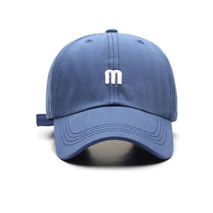 Fashion 100% Cotton Baseball Cap for Men and Women Letters Embroidered Snapback Hat Summer Sun Caps Unisex Casual Hip Hop Hats