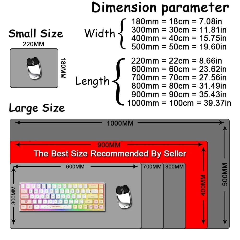 Large XXL DIY Cool  Overwatch Mouse Pad Keyboard Table Gaming Accessories Non-Slip Rubber Edge locking spped Laptop Rug desk Mat