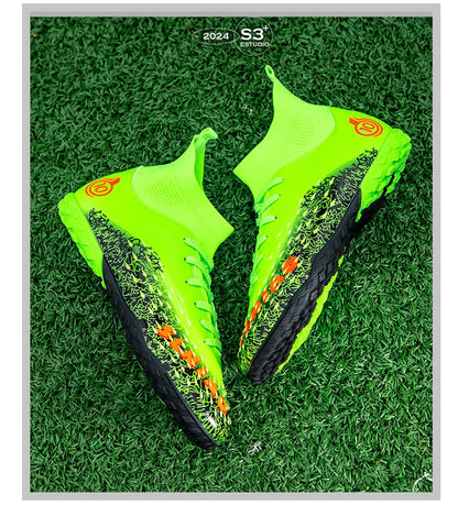 Men Professional Football Shoes Society Cleats Soccer Shoes Original Indoor Football Field Boots Grass Training TF/FG Sneaker