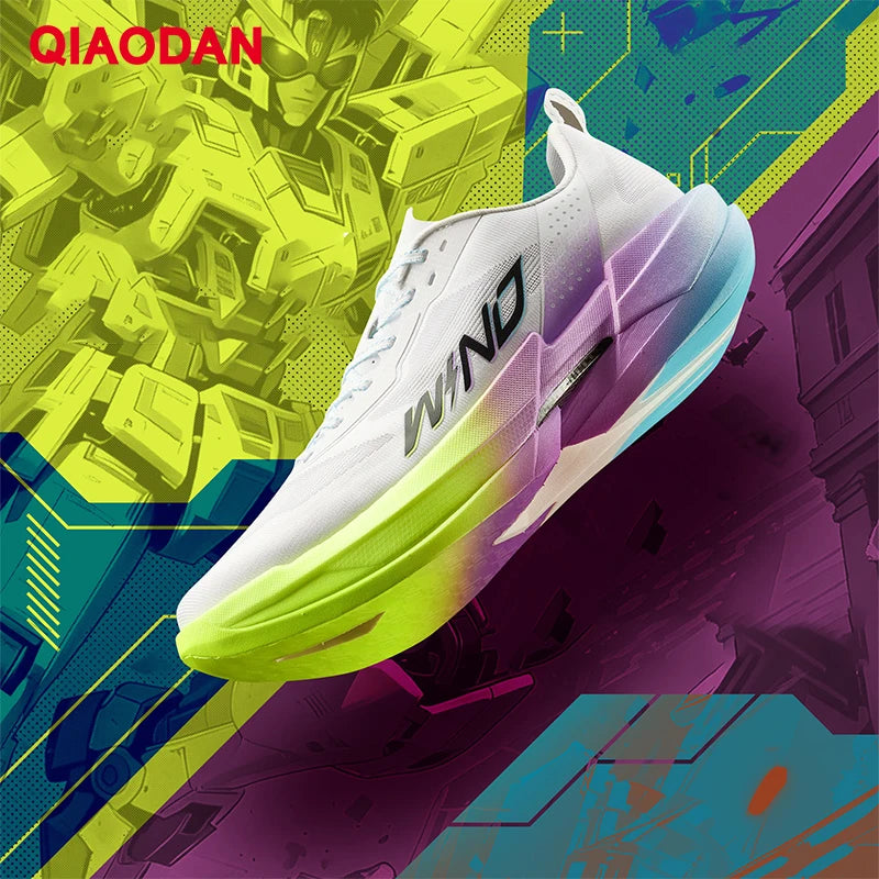 QIAODAN WIND 4PRO Maratonské boty s karbonovou deskou Pánské profesionální závodní tenisky Prodyšné běžecké sportovní boty QDB023262291