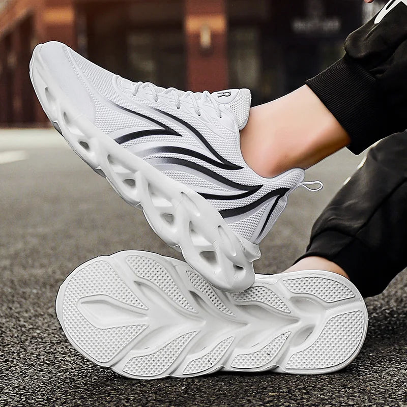 Chaussure sociale homme maille respirant confortable course chaussures de marche en plein air hommes chaussures de sport Zapatos Hombre 2025 meilleure vente